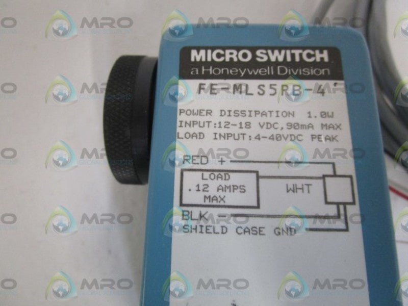 MICRO SWITCH PHOTOELECTRIC MODULAR FE-MLS5RB-4 NSMP