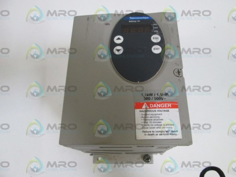 TELEMECANIQUE SPEED DRIVE ATV31HU11N4 UNMP