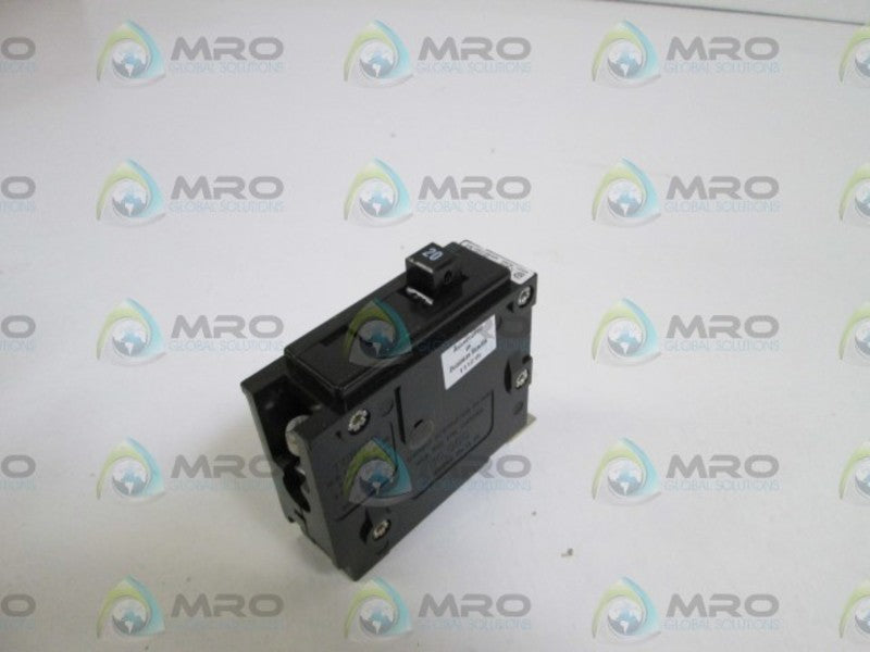 LOT OF 2 SQUARE D CIRCUIT BREAKER BA120 UNMP