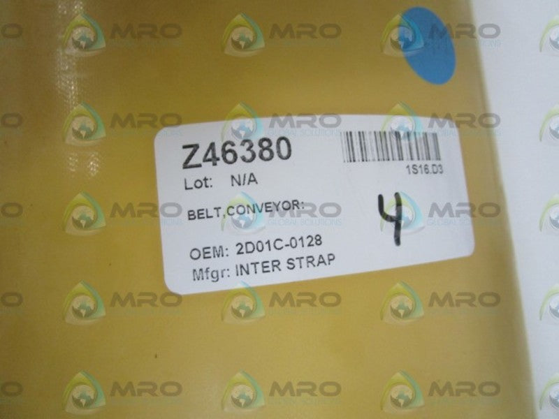LOT OF 2 INTER STRAP CONVEYOR BELT 2D01C-0128 NSNP