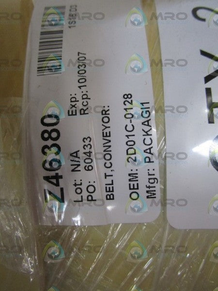 LOT OF 2 PACKAGI1 CONVEYOR BELT 2D01C-0128 NSNP
