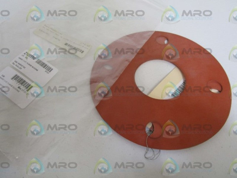 LOT OF 2 MUELLER 2-1/2" FLANGE SILICONE GASKET 954R357193 NSNP