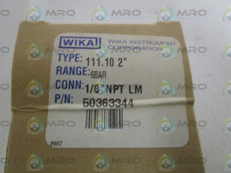 WIKA 50363344 GAUGE 6BAR NSMP