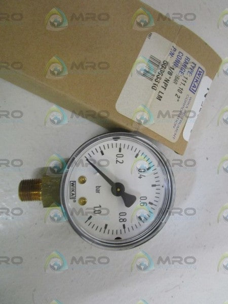 WIKA 50363310 PRESSURE GAUGE 1BAR NSMP