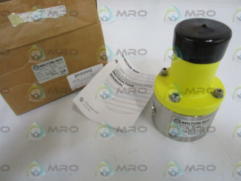 MILTON ROY 10-150PSI SAFETY RELIEF VALVE GVS081 NSMP