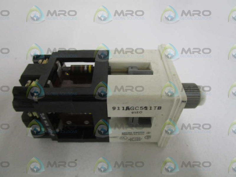MICRO SWITCH SELECTOR SWITCH 911EGC511TB NSNP