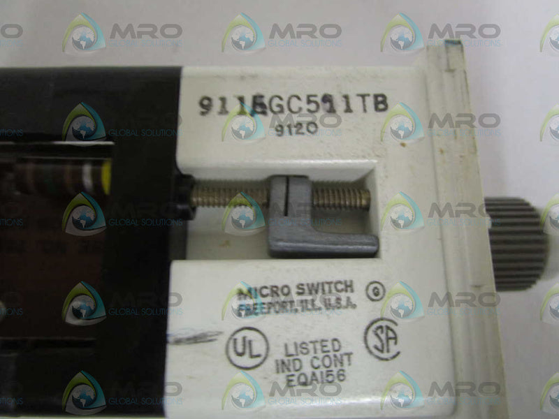 MICRO SWITCH SELECTOR SWITCH 911EGC511TB NSNP