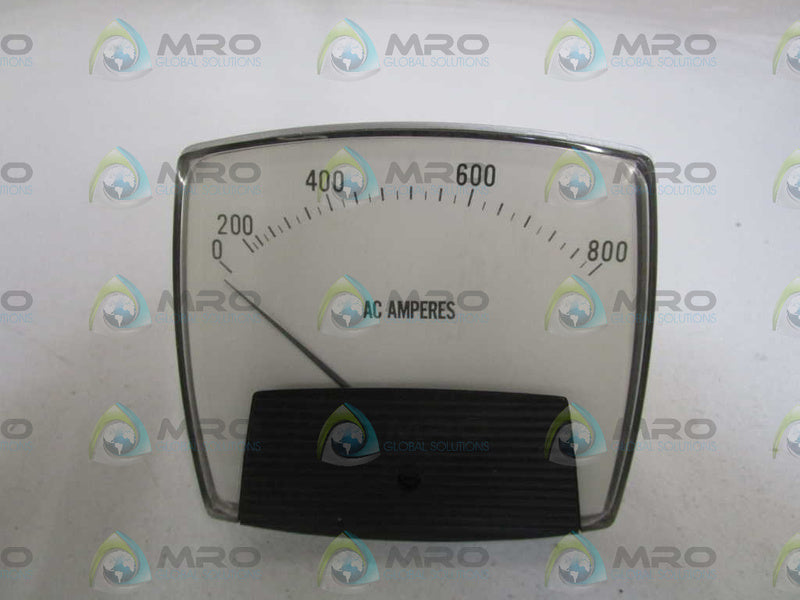 MODUTEC  0-800 AC AMPS PANEL METER 4PB-AACX-800 NSMP