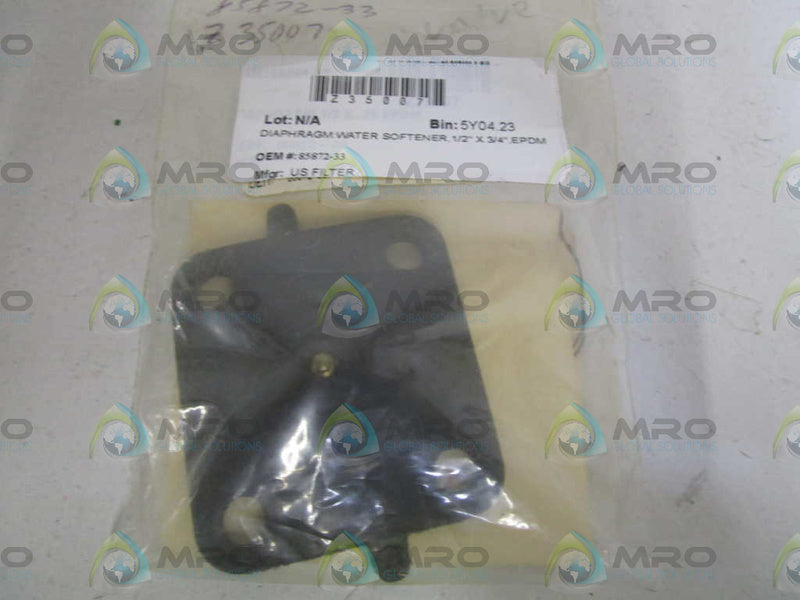 US FILTER 1/2" X 3/4" DIAPHRAGM 85872-33 NSNP