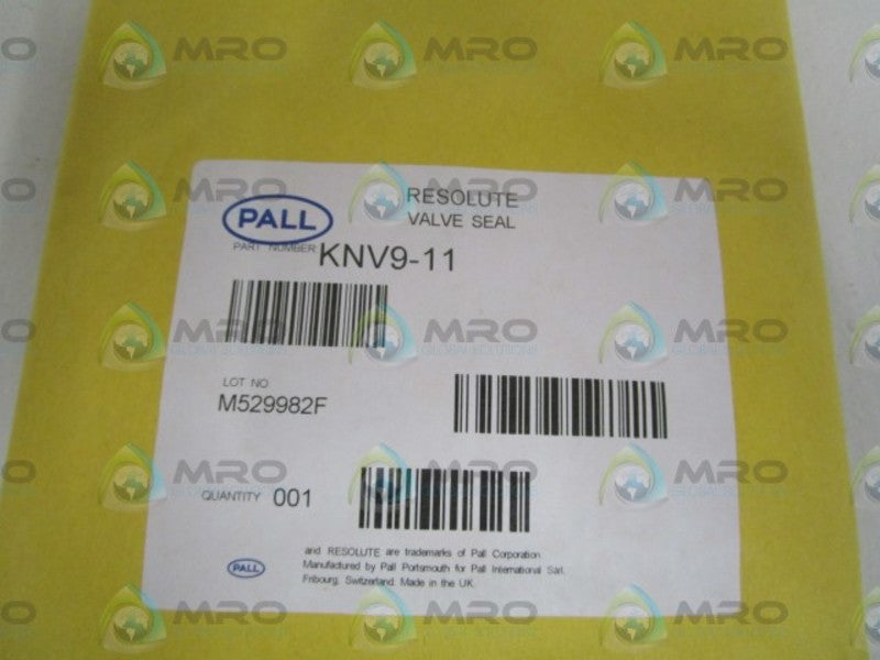 PALL VALVE SEAL KNV9-11 ORIGINAL PACKAGE