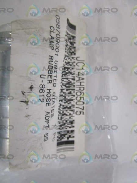 SWAGELOK CLAMP RUBBER HOSE ADAPTER JC14AHR65075 NSNP IN BAG