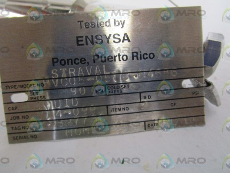 STRAVAL VALVE RVC05-05TC-N4686 NSNP