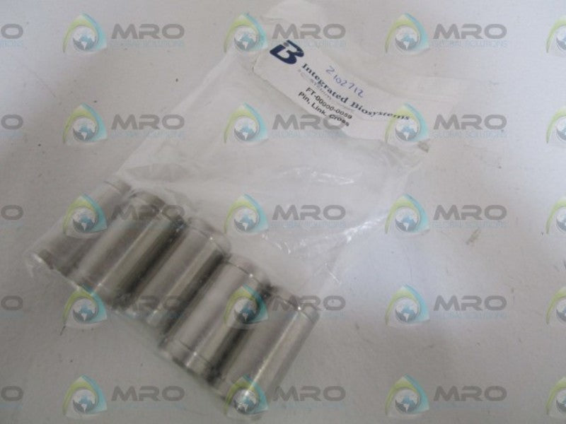 LOT OF 5 INTEGRATED BIOSYSTEMS PIN,LINK,CROSS FT-00000-0059 NSNP IN BAG