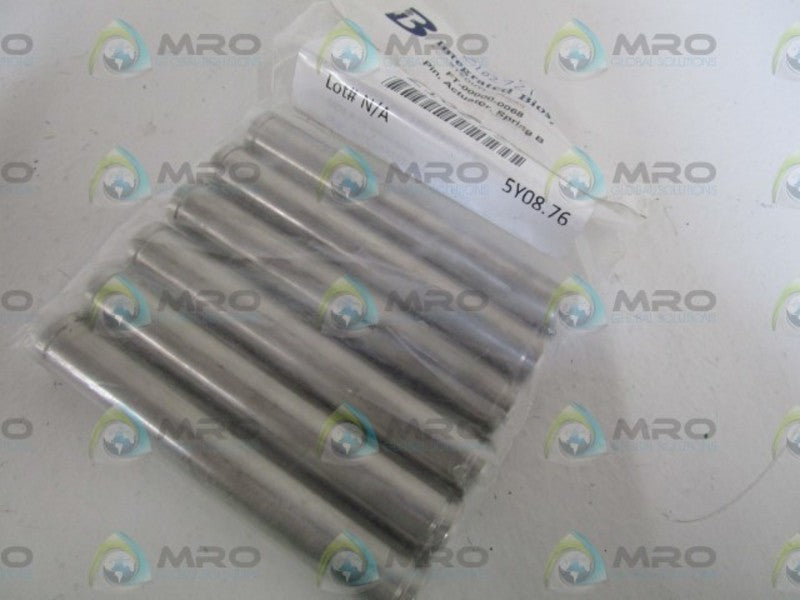LOT OF 6 INTEGRATED BIOSYSTEMS PIN, ACTUATOR FT-00000-0068 NSNP IN BAG