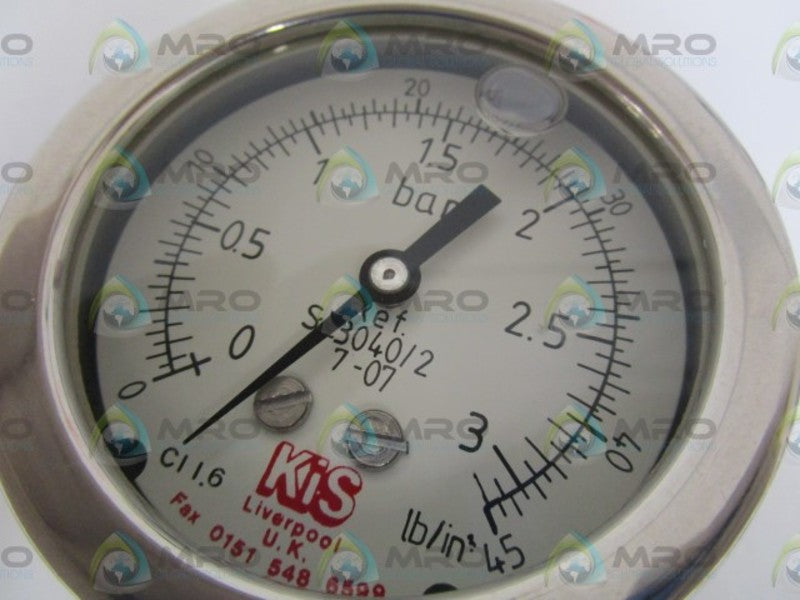 KIS 0-3/LBS 0/45IN GAUGE SE3040/2 7-07 NSNP