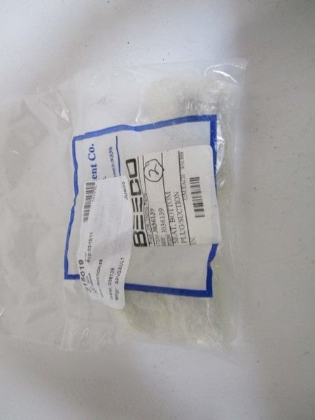 LOT OF 2 BEECO SEAT, BOTTOM PLUG/SUCTION J036139 NSNP IN BAG