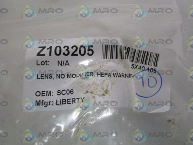 LOT OF 10 LIBERTY LENS SC06 NSNP