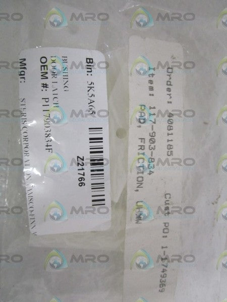LOT OF 7 STERIS CORP. FRICTION PAD 117-903-834 NSNP