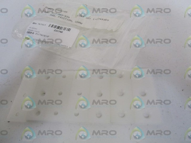 LOT OF 7 STERIS CORP. FRICTION PAD 117-903-834 NSNP