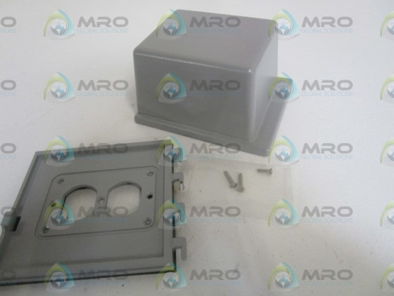TAYMAC ONE DUPLEX RECEPTACLE 2-GANG MOUNT DEEP COVER 90510 NSMP
