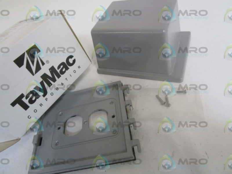TAYMAC ONE DUPLEX RECEPTACLE 2-GANG MOUNT DEEP COVER 90510 NSMP