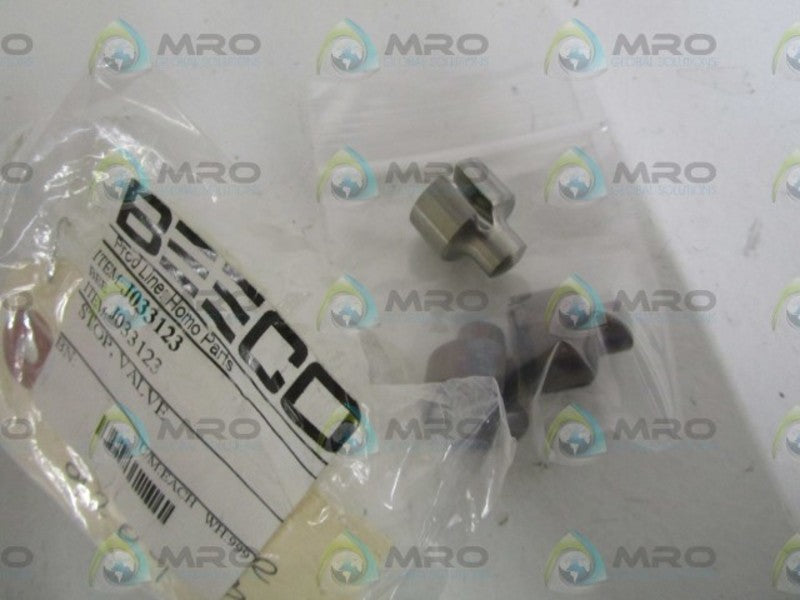 LOT OF 3 BEECO VALVE STOP J033123 NSNP
