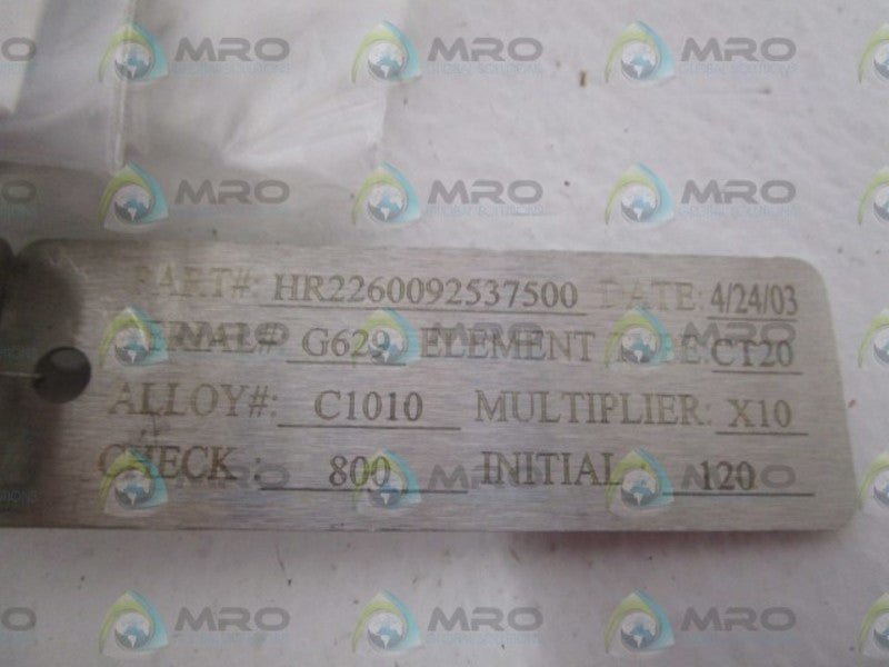METAL SAMPLES HR2260092537500 NSNP
