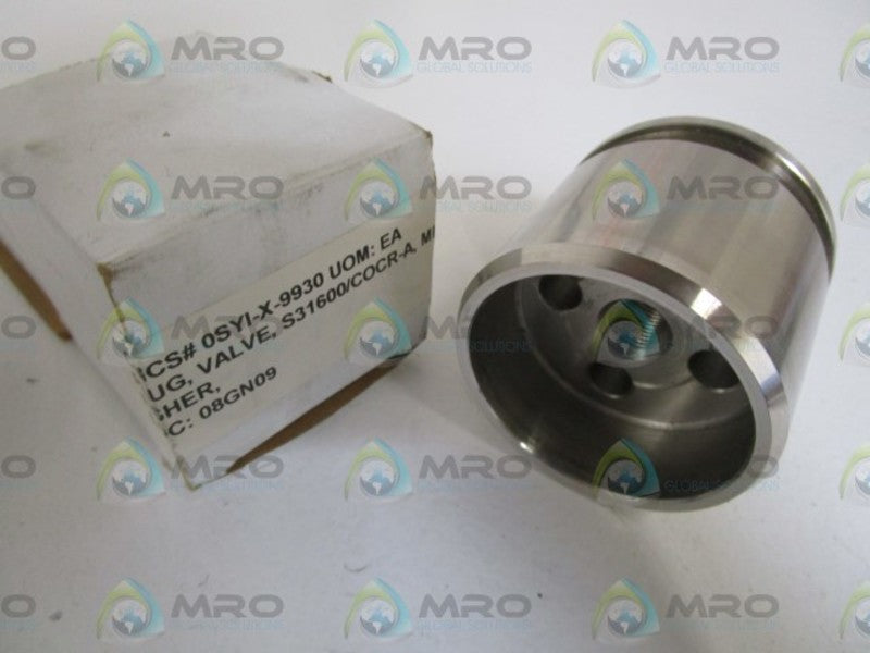 FISHER VALVE PLUG S31600/COCR-A NSMP