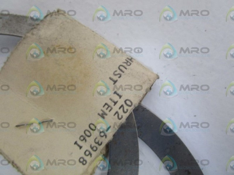 LOT OF 2 FISHER THRUST BEARING RACE 1N888899012 NSNP