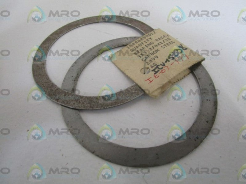 LOT OF 2 FISHER THRUST BEARING RACE 1N888899012 NSNP