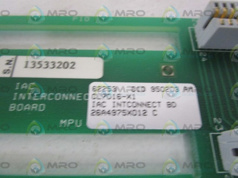 PROVOX PC BOARD IAC INTERCONNECT 26A4975X012 NSNP