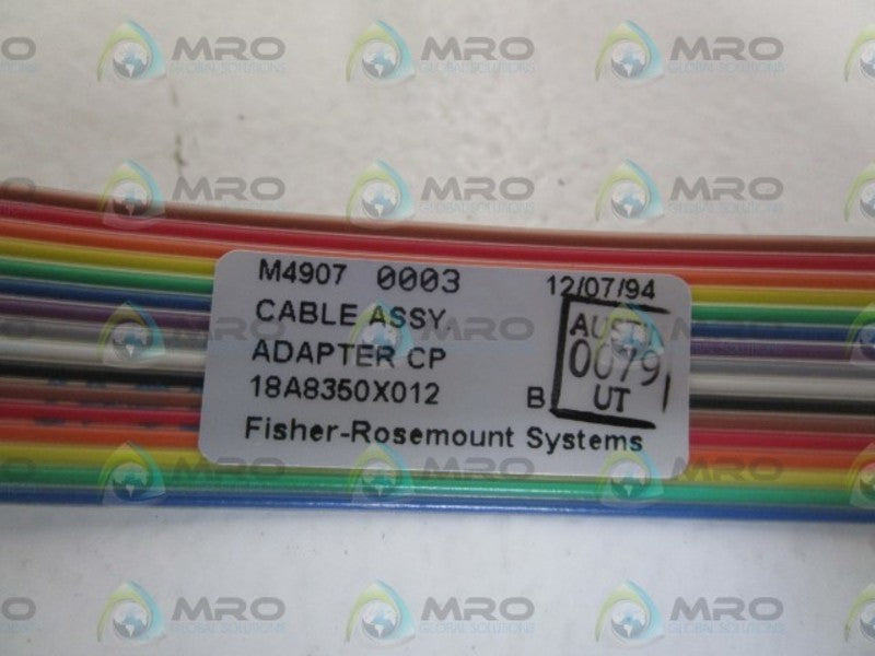 FISHER ROSEMOUNT CABLE ASSY 18A8350X012 NSNP