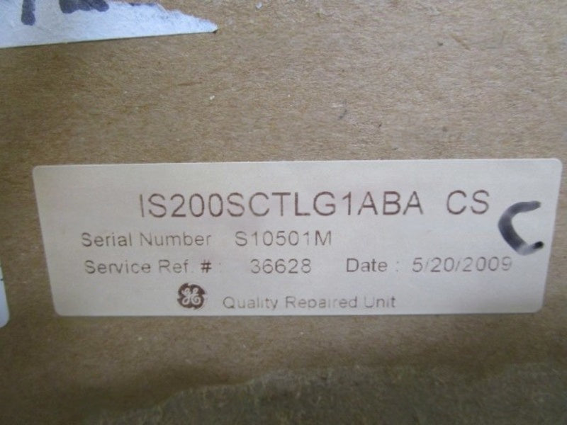 GENERAL ELECTRIC PC BOARD IS200SCTLG1ABA (REPAIRED) NSMP