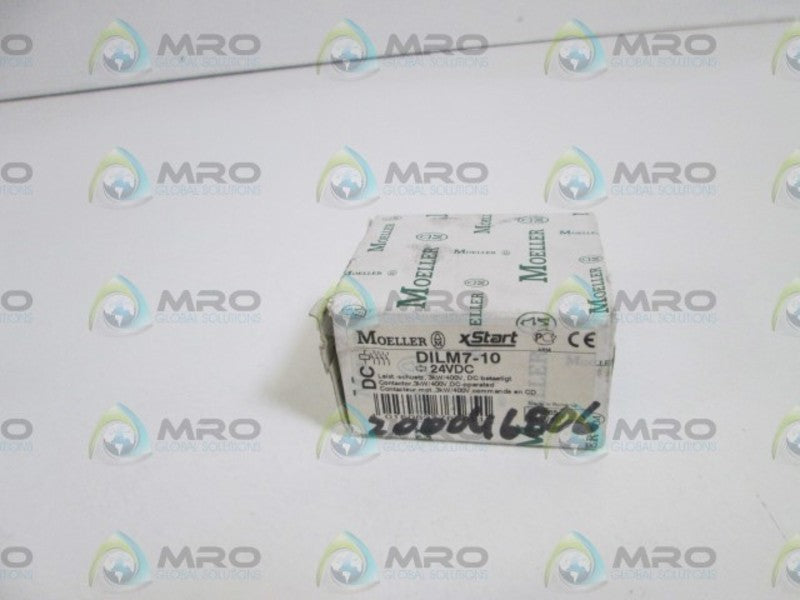 MOELLER CONTACTOR 24VDC  DILM7-10 NSMP