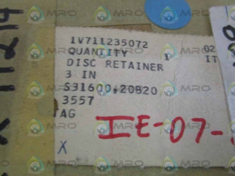 FISHER 3" DISC RETAINER 1V711235072  NSNP