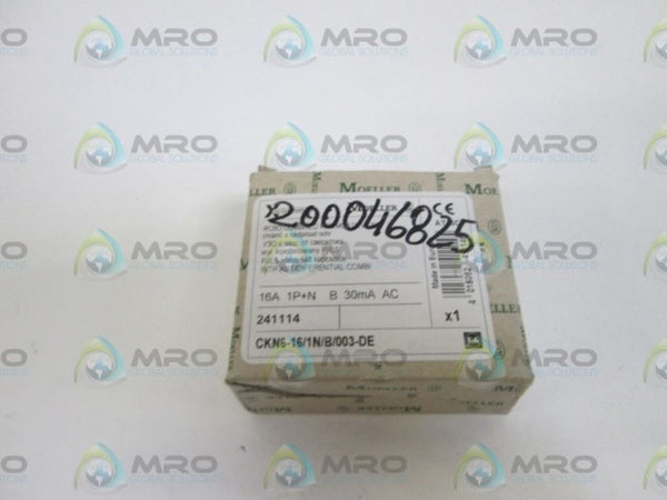 MOELLER CIRCUIT BREAKER CKN6-16/1N/B/003-DE NSMP