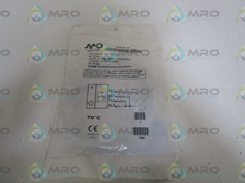 AUTOMATION DIRECT PHOTOELECTRIC SWITCH FAI8-BP-0A  NSMP
