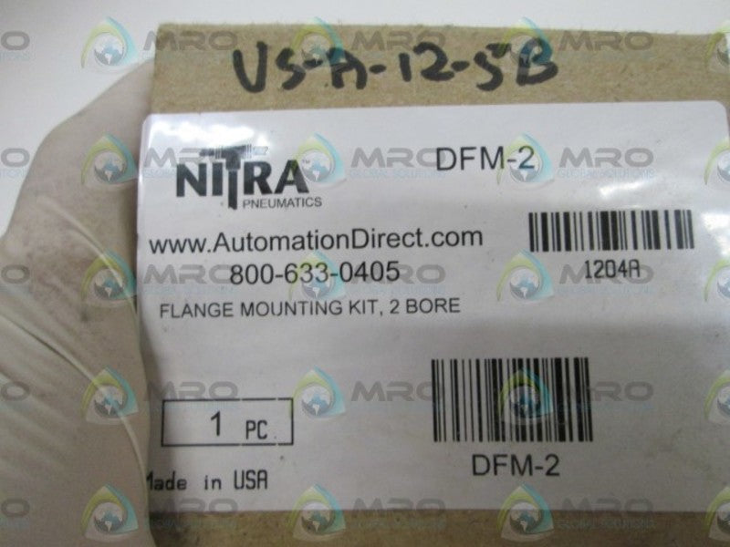 NITRA FLANGE MOUNTING KIT , 2 BORE DFM-2 NSMP