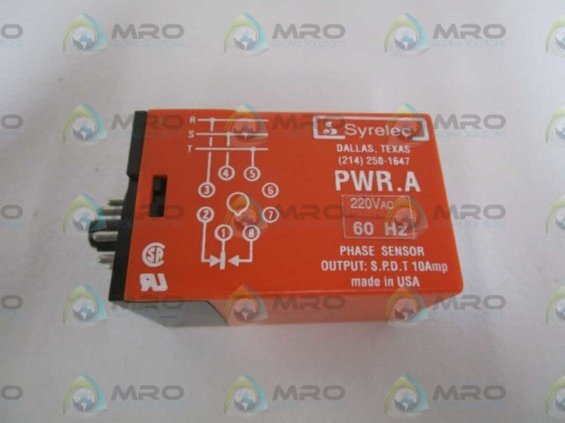 SYRELEC 220VAC PHASE SENSOR PWR.A NSMP
