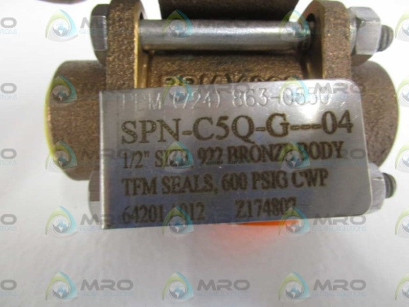 PBM 1/2" VALVE SPN-C5Q-G-04 NSNP