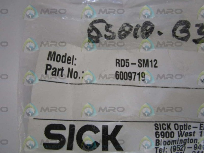 SICK RECEPTACLE RD5-SM12 NSMP