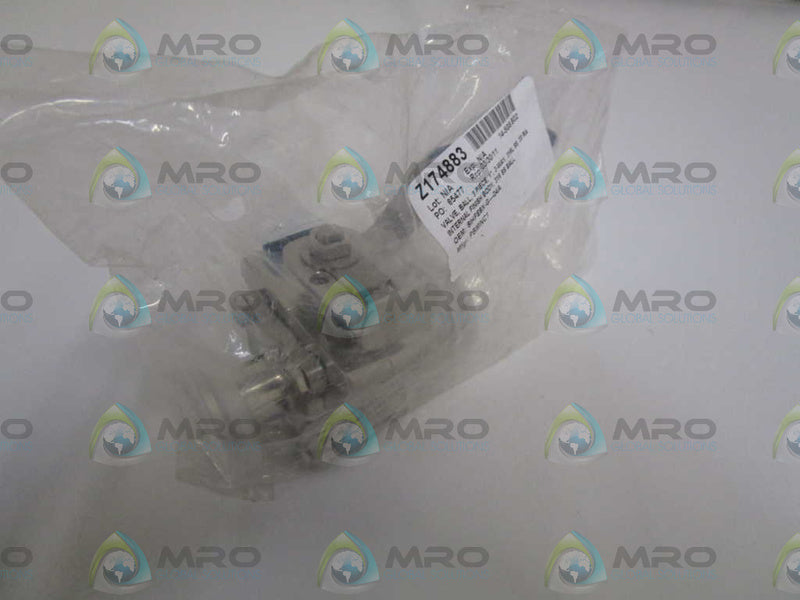 PBM 1" BALL VALVE SIHFE8X-G-04A NSNP IN BAG