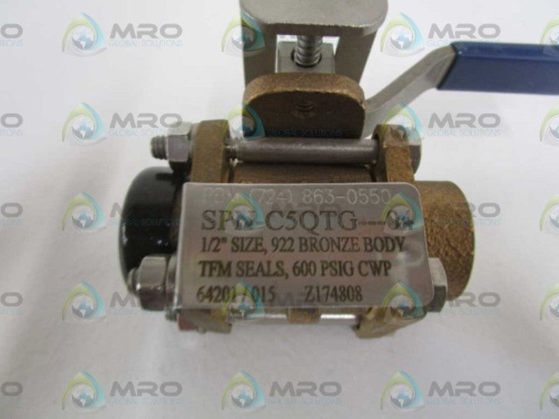 PBM 1/2" VALVE SPN-C5QTG-04 NSNP