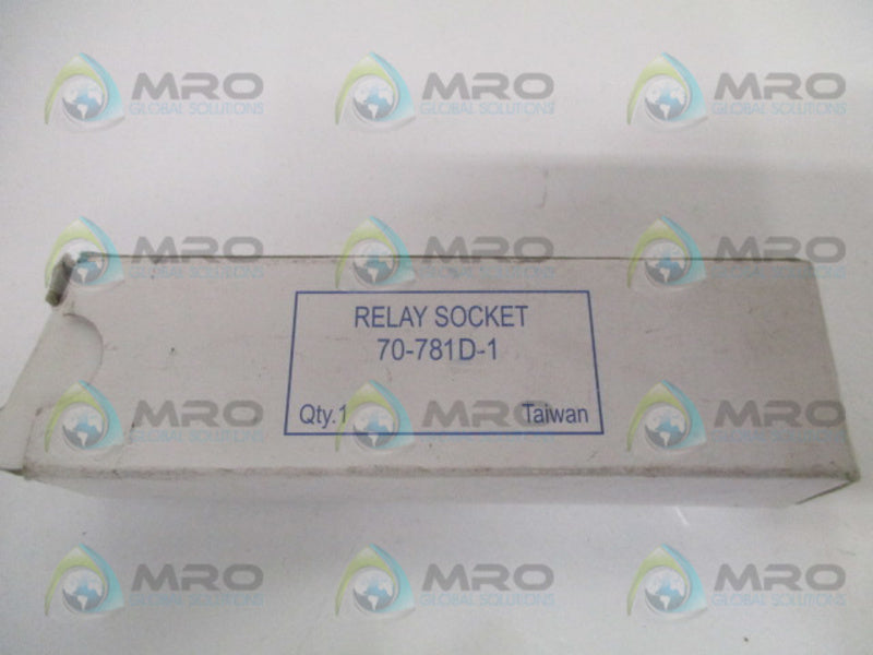 MAGNECRAFT 70-781D-1 RELAY SOCKET NSMP