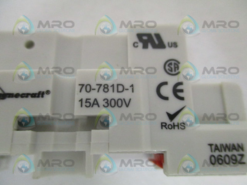 MAGNECRAFT 70-781D-1 RELAY SOCKET NSMP