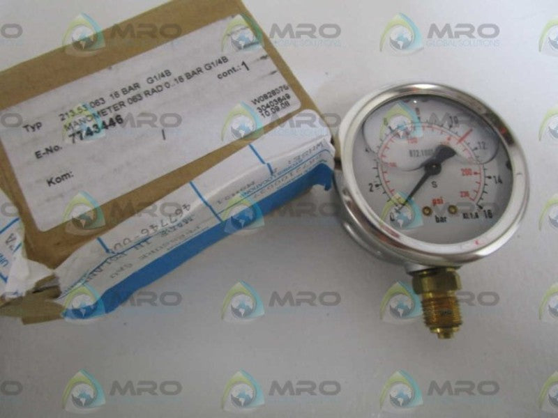 ATLAST COPCO 0-230PSI PRESSURE GAUGE 0872100037  NSMP