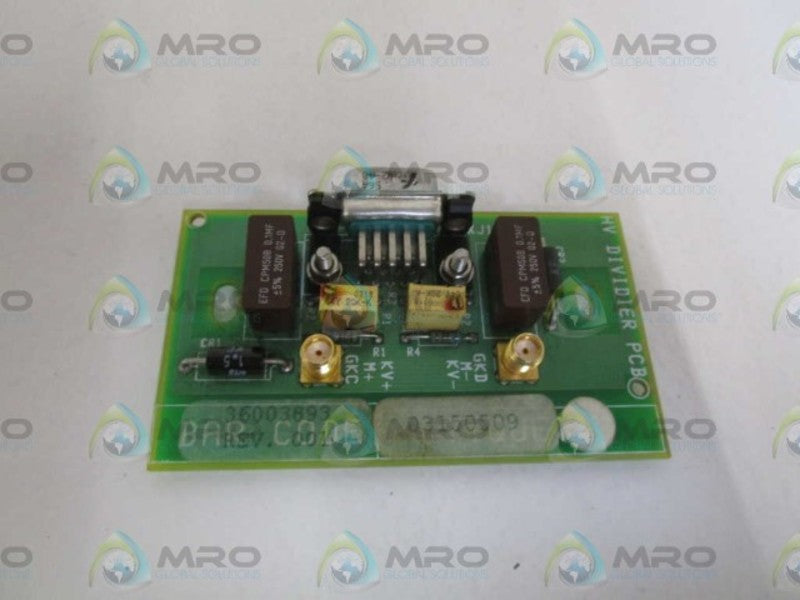 GENERAL ELECTRIC HV DIVIDER BOARD 36003893 UNMP