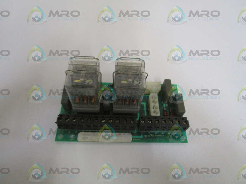 GENERAL ELECTRIC TUBE INTERFACE BOARD 45434920 UNMP