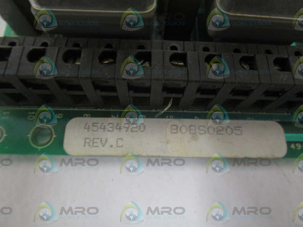 GENERAL ELECTRIC TUBE INTERFACE BOARD 45434920 UNMP