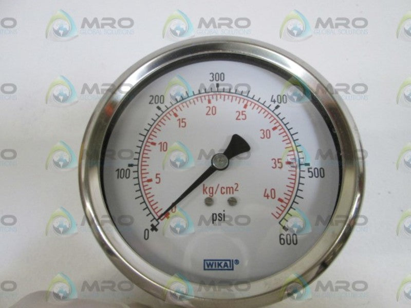 WIKA PRESSURE GAUGE 0-60 PSI UNMP